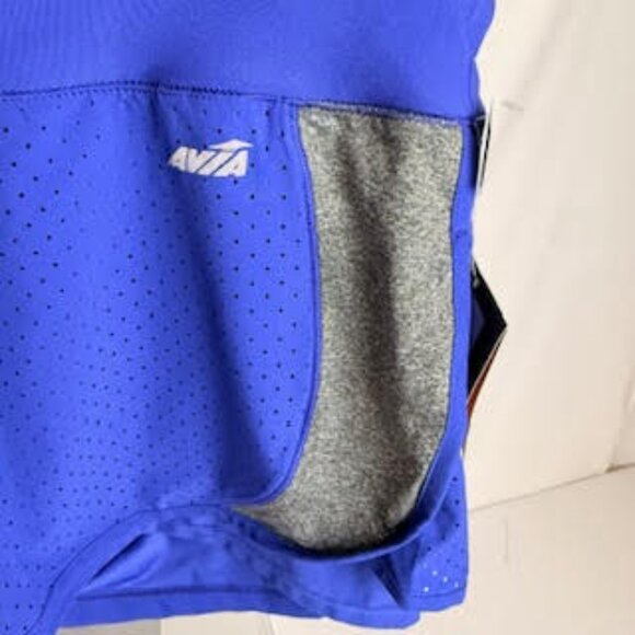 Avia Running Shorts Blue Gray Size XL Lined Perforated NWT - Picture 4 of 6